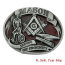 Men's Gift US American Nation Country Mason Belt Buckle USA Freemason Buckle