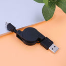 2pcs Retractable Micro USB Data Sync Cord Charging Cable for Android Phones