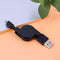 2pcs Retractable Micro USB Data Sync Cord Charging Cable for Android Phones