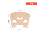4pcs Maple Wood Violin Bridges for 1/8 Violin Musical Instrument Parts QBI