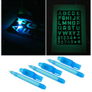 3x Invisible Ink Pens UV Light Black Light Magic Highlighter Pen for Drawing