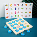 Kids Wooden Memory Match Stick Chess Game Fun Block Board Educational Toys A