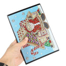 DIY Santa Claus Special Shaped Diamond Painting 60 Pages A5 School Notebook