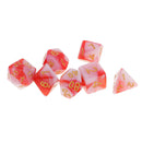 49 Pcs Dual Color Polymeric Dice 16mm For Board Games Dragons