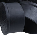 10 Pcs Black Rubber Flexible Round End Cap 50mm Foot Cover I3Q7