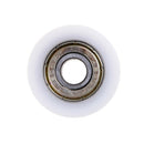 New 8*30*10mm U Groove Metal Shield Nylon Pulley Wheels Roller Ball Bearings  FT