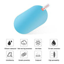 2 pcs Car Fog Film glare Rainproof Rearview Mirror Universal Trim Film W4X5