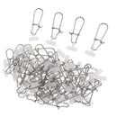 50pcs High Strength Fishing Sinker Slide with Stainless Steel Snap Tackle S