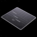 7Pcs Leather Craft Acrylic Handbag Cutting Circle Corner Stitching Templates