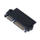 5Gbps SFF 8482 SAS to SATA 180 Degree Angle Adapter Converter Straight Head A