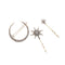 New Popualr Crystal Moon Star Rhinestone Hairpin Hair Clip Jewelry Gift