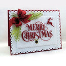 Merry Christmas Reindeer Metal Cutting Dies Scrapbooking Album Cards Craft DIY