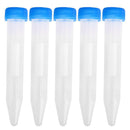 2x 5pcs 10ml Plastic Graduated Centrifuge Tube Laboratory Test Sample Container