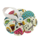 Fabric Pumpkin Shape Sewing Pins Wrist Cushion for Home Sewing Accessories