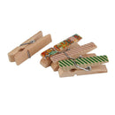 50x Colors Mini Wooden Craft Pegs Clothes Paper Photo Clothespin Clips 35mm