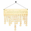 Wood Anniversary Calendar Hanging Plaque with Date Marker Disc - Celebratio