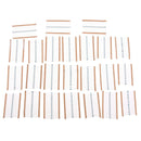 600pcs 30 Values x 20pcs 1/4W Resistor Kit Metal Film Resistors Assortment