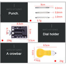14Watchmaker Watch Repair Tool Kit Case Opener Link Spring Bar Remover Pins