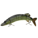 20cm 40g Lifelike Multi-jointed 8-segement Pike Muskie Fishing Lure Swimbai