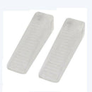 Rubber Home Office Wedge Doorstop Stopper Doorstop, Transparent, 4 Pieces N2V8
