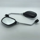 1 Pair Bike Rearview Mirror Safety Bicycle Rear View Glass Mirrors Adjustab