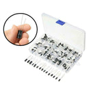 200pcs 15 Value 10~50V 0.1-220uF Electrolytic Capacitor Cas Assortment New P6A4