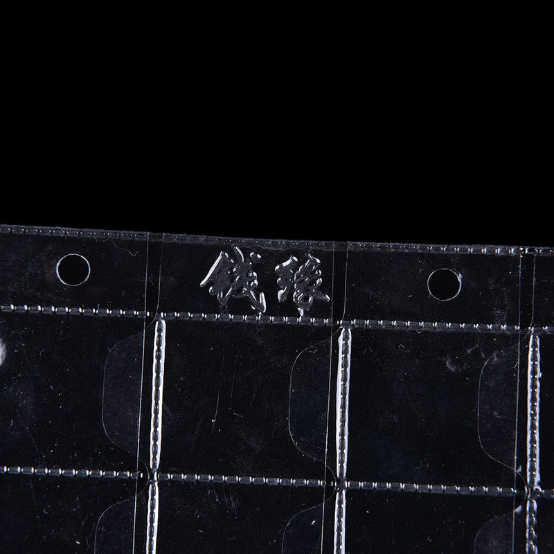 1 Sheet 20 Pockets Plastic Coin Holders Storage Collection Money Album Case SP