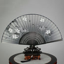Butterfly Pattern Fan Lily Flowers Fan Wedding Gift Z2T9