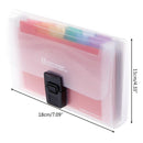 A6 Rainbow Expanding Document Bills Folder 13 Pocket School Accordion Folder New