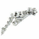 Women Lady Forehead Band Hair Chain Headpiece Rhinestone Teardrop Shape Wed D2M1