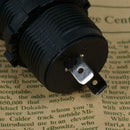 Car Boat Motorcycle Cigarette Lighter Socket Power Plug Outlet &Cover Black Sets