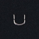 100pcs Fishing U Shaped Ring Baits Lure Tool Stainless Steel Tackle Accessories