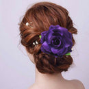 Women Rose Flower Hairpin Bridal Floral Hair Clip Brooch Wedding Beach Decor Lot
