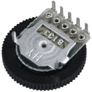 B103 16x2mm 10K Ohm Double Dial Taper Wheel Duplex Potentiometer 5Pcs L1O9