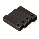 4pcs luxury metal aglet shoelace screw replacement color: Black gun R2J6