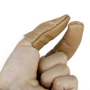 3 Pairs Leather Finger Cots Covers Sleeves for Fingers Protection