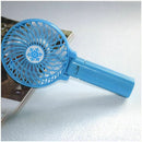 New Mini USB Handheld Fan, Portable USB Rechargeable Battery Foldable Fan,
