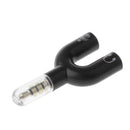 3.5mm Audio Mic Splitter Earphone Headphone Adapter Male to 2 Female Black