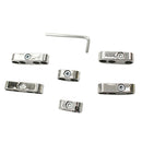Chrome Car Spark Plug Wire Cable Divider 7mm 8mm Universal For Chevy Ford