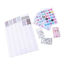 2021 Block Year Planner Daily Plan Paper Wall Calendar for Office School H Fh