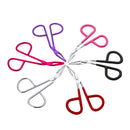 Scissors Flat Tip Eyebrow Tweezers Clamp Clipper Stainless Removal Tool ES