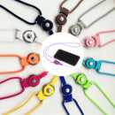 2pcs Candy Colour Cellphone String Lanyard Cord Anti-Drop Phone Straps IN MO