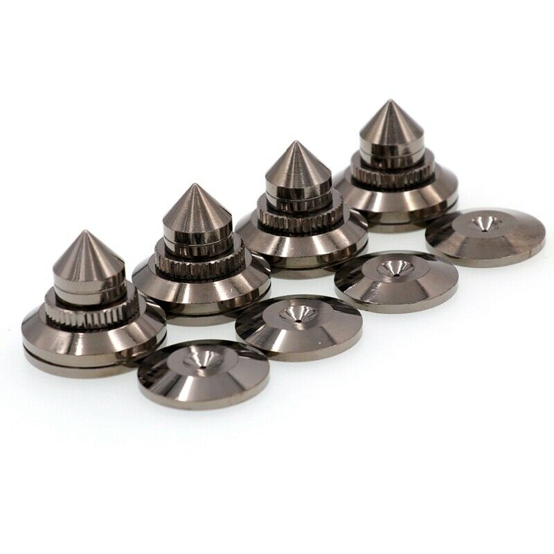 4Sets Speaker Shockproof Foots Spikes Stand Audio Speaker Accessories Diy S S7G1