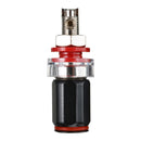 4x Rhodium Plated HIFI Speaker Amplifier Terminal Binding Post Socket Red& Black