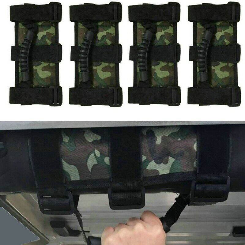 4 X Roll Bar Grab Handles Grip Handle for Jeep Wrangler Yj Tj Jk Jk Jl Jlu  E4K8