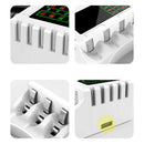 4Slots LCD AA AAA Rechargeable Battery Charger For NIMH NICD Batteries bs