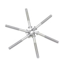 6 Pack Drum Rods Screws Metal Bolts Percussion Instrument Parts 60x6x10mm