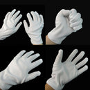 1 Pair Hiphop Performance White Gloves Cotton Magician Costume Party Halloween ï¼