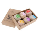 6pcs Natural Bath Balls Salt Essential Oil Balls Moisturize Dry Skin Homemade