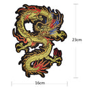 Applique Embroidery Dragon Patches for Clothing Coat Iron On Sewing On Sticke TO
